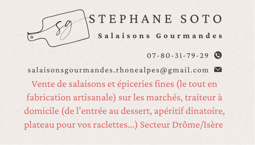LES SALAISONS GOURMANDES ( Soto Stéphane) LES SALAISONS GOURMANDES ( Soto Stéphane)